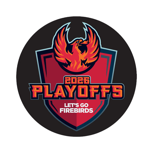 Coachella Valley Firebirds 2026 Playoffs Puck