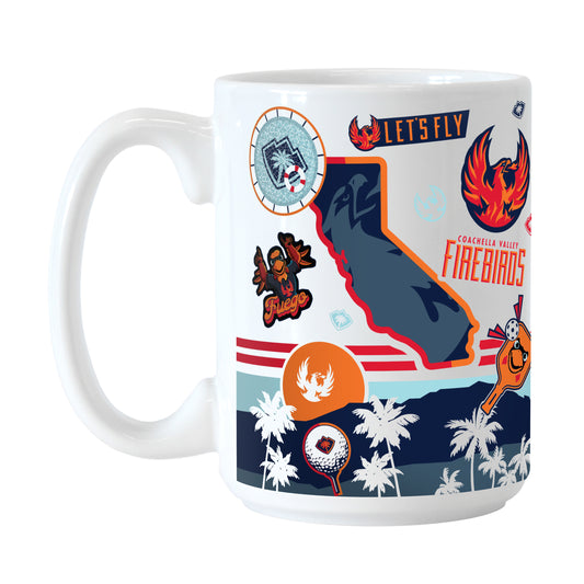 Coachella Valley Firebirds Natural Mug