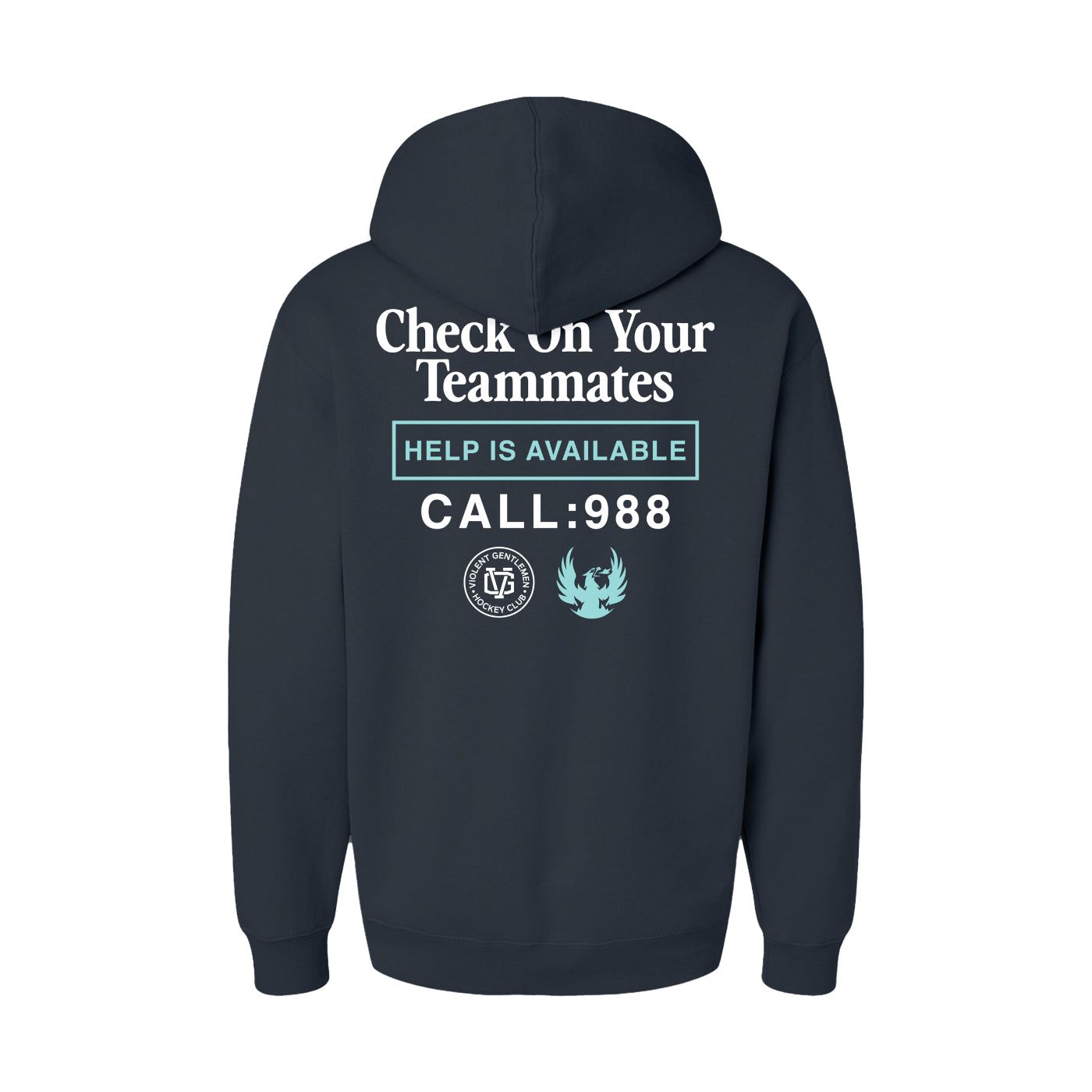 Coachella Valley Firebirds Check On Your Teammates Black Hoodie