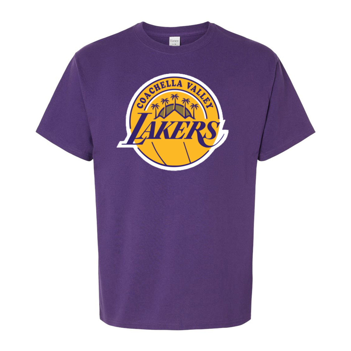 Coachella Valley Lakers Primary Logo Purple Tee