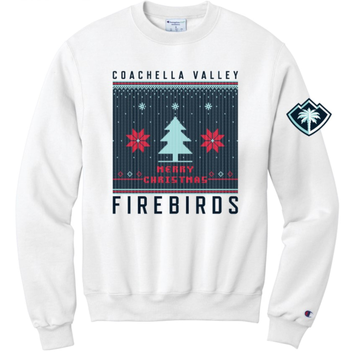 Coachella Valley Firebirds Champion Holiday Crewneck