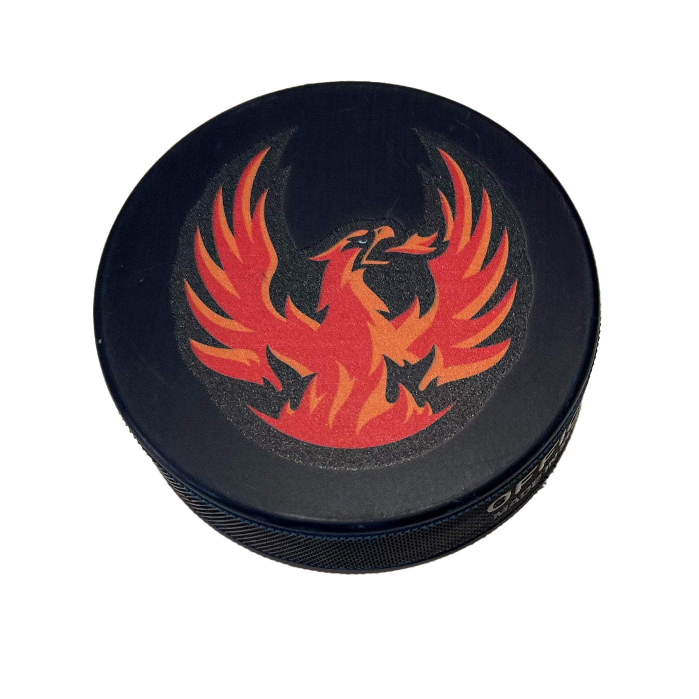 Coachella Valley Firebirds Dark Blue Primary Logo Puck